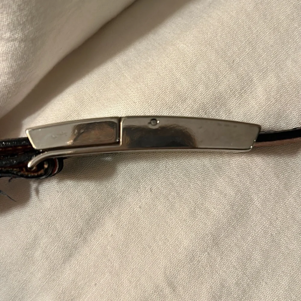 Paul & Shark Flags Leather Belt
